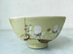 WH27805【四十八號老倉庫】全新 早期 台灣 淡藍釉 手繪 花 碗 深碗 麵碗 16.2cm 1碗價 完整 歷史價格詳細信息