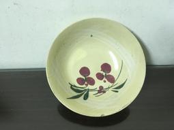 WH26151【四十八號老倉庫】全新 早期 台灣 手繪 胭脂紅 花 碗 麵碗 湯碗 17.3cm 1碗價【懷舊收藏拍片道 歷史價格詳細信息
