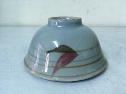 WH27203【四十八號老倉庫】全新 早期 台灣 黃釉 手繪 胭脂紅 花 碗 飯碗 11.6cm 有瑕 1碗價 歷史價格詳細信息