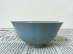 WH27411【四十八號老倉庫】全新 早期 台灣 藍釉 樹葉紋 古早碗 飯碗 米糕碗 碗粿碗 有瑕 1碗價 歷史價格詳細信息