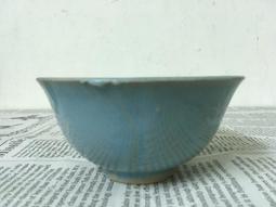 WH27411【四十八號老倉庫】全新 早期 台灣 藍釉 樹葉紋 古早碗 飯碗 米糕碗 碗粿碗 有瑕 1碗價 歷史價格詳細信息