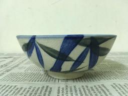 WH27602【四十八號老倉庫】全新 早期 台灣 綠釉 手繪 胭脂紅 花 碗 深碗 15.5cm 1碗價【懷舊收藏拍片道 歷史價格詳細信息