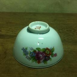 WH11638【四十八號老倉庫】全新 早期 台灣 綠釉 菊花紋 飯碗 米糕碗 碗粿碗 11.6cm 1碗價【懷舊收藏拍片 歷史價格詳細信息