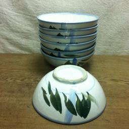 WH9253【四十八號老倉庫】全新 早期 台灣 胭脂紅 點點點 竹花 粗碗 滷肉飯 肉圓 茶碗 冰碗 13.6cm 1碗 歷史價格詳細信息