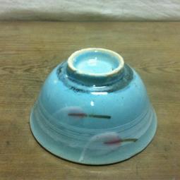 WH7034【四十八號老倉庫】全新 早期 台灣製 手繪 胭脂紅 梅花 碗 飯碗 11.5cm 原瑕 1碗價【懷舊收藏擺飾 歷史價格詳細信息