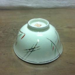 WH7057【四十八號老倉庫】全新 早期 台灣製 手繪 胭脂紅 楓葉 碗 飯碗 11.5cm 有瑕 1碗價 歷史價格詳細信息