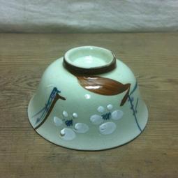 WH7057【四十八號老倉庫】全新 早期 台灣製 手繪 胭脂紅 楓葉 碗 飯碗 11.5cm 有瑕 1碗價 歷史價格詳細信息