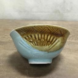 WH14490【四十八號老倉庫】全新 早期 台灣 扇鳥竹花紋 黑嘴必阿 古早碗 飯碗 碗粿碗 12cm 1碗價【懷舊擺飾 歷史價格詳細信息