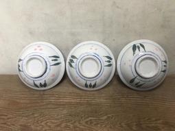 WH16967【四十八號老倉庫】全新 早期 台灣 竹編紋 蓋印 福字碗 14.3cm 有瑕 1碗價 歷史價格詳細信息