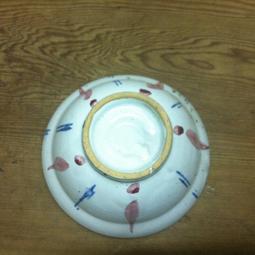 WH7851【四十八號老倉庫】全新 早期 台灣 咖啡藍綠色 點點 粗碗 滷肉飯 肉圓 茶碗 冰碗 13.7cm 1碗價 歷史價格詳細信息