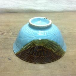 WH7051【四十八號老倉庫】全新 早期 台灣製 東福 手彩繪 竹花 碗 飯碗 11.5cm 有瑕 1碗價 歷史價格詳細信息