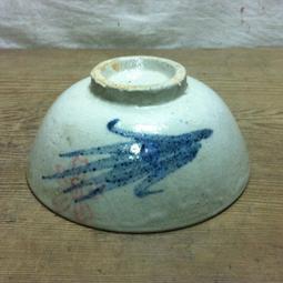 WH8882【四十八號老倉庫】全新 早期 台灣 手繪 胭脂紅 碗 12.5cm 1碗價【懷舊收藏拍片道具】 歷史價格詳細信息