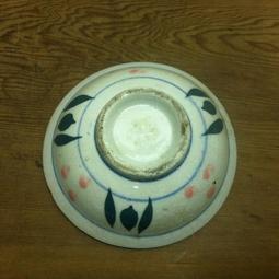 WH7837【四十八號老倉庫】全新 早期 台灣 淡青色 點點 粗碗 滷肉飯 肉圓 茶碗 冰碗 13.3cm 1碗價【懷舊 歷史價格詳細信息