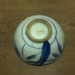 WH7837【四十八號老倉庫】全新 早期 台灣 淡青色 點點 粗碗 滷肉飯 肉圓 茶碗 冰碗 13.3cm 1碗價【懷舊 歷史價格詳細信息