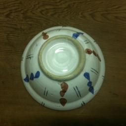 WH7836【四十八號老倉庫】全新 早期 台灣 淡青色 點點 粗碗 滷肉飯 肉圓 茶碗 冰碗 13.3cm 1碗價【懷舊 歷史價格詳細信息