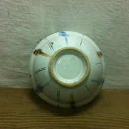 WH7063【四十八號老倉庫】全新 早期 台灣製 噴繪 碗 飯碗 11.5cm 有瑕 1碗價 歷史價格詳細信息
