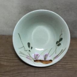 WH19199【四十八號老倉庫】全新 早期 台灣 手繪 青花 胭脂紅 花 碗 麵碗 湯碗 13cm 1碗價【懷舊收藏擺飾 歷史價格詳細信息