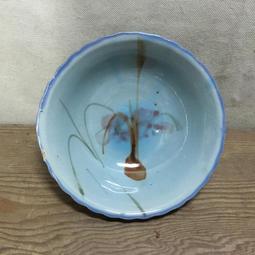 WH13592【四十八號老倉庫】全新 早期 台灣 手繪 胭脂紅 花 碗 麵碗 湯碗 18.3cm 有瑕 1碗價 歷史價格詳細信息