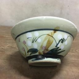 WH13566【四十八號老倉庫】全新 早期 台灣 手繪 白梅花 胭脂紅 花 碗 麵碗 湯碗 14.7cm 1碗價【懷舊收 歷史價格詳細信息