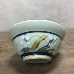 WH13566【四十八號老倉庫】全新 早期 台灣 手繪 白梅花 胭脂紅 花 碗 麵碗 湯碗 14.7cm 1碗價【懷舊收 歷史價格詳細信息