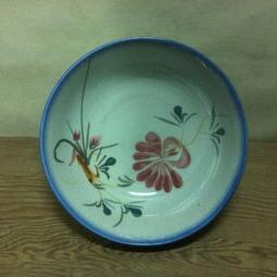 WH10386【四十八號老倉庫】全新 早期 台灣 手繪 胭脂紅 點點點 竹花 粗碗 肉圓 滷肉飯 茶碗 12.6cm 原 歷史價格詳細信息