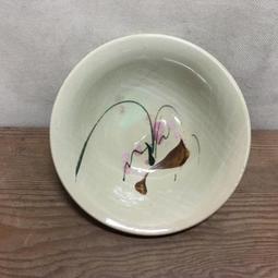 WH13565【四十八號老倉庫】全新 早期 台灣 手繪 白梅花 胭脂紅 花 碗 麵碗 湯碗 15.1cm 有瑕 1碗價 歷史價格詳細信息