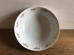 二手 早期 鶴 碗公1 金蘭 美陶 陶瓷 高雄市五信 民國55年 老件 老東西 歷史價格詳細信息