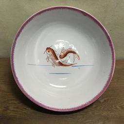 碗公(24)~早期~花朵~大中~口徑約24cm~懷舊.擺飾.道具 歷史價格詳細信息