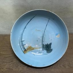 WH17842【四十八號老倉庫】二手 早期 台灣 玻璃燈罩 陶瓷球柄 鐵座 三段觸控 桌燈 檯燈 高32.5cm 歷史價格詳細信息