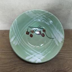 WH22074【四十八號老倉庫】全新 早期 台灣 雙囍燈籠 囍字 喜字 盤 深盤 21.3cm 1盤價【懷舊收藏拍片道具 歷史價格詳細信息