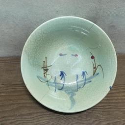 早期手繪雙色花卉小盤 胭脂紅鶴盤魚盤公雞盤椰子盤風景盤蝦盤醬油碟落款杯日據 歷史價格詳細信息