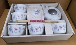 茶壺 泡茶壺 早期大同福祿壽 紅四方印福壽無疆 茶具組一盒- 一壺 10 杯蓋 歷史價格詳細信息