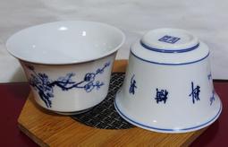 早期金門陶瓷手繪青花壽字回紋印泥盒 歷史價格詳細信息