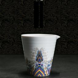 容山堂琺瑯彩功夫茶具套裝辦公室整套蓋碗主人杯陶瓷茶具中秋禮品 歷史價格詳細信息