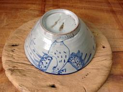 #青花瓷碗#清三代康熙青花龍紋撇口碗 明清景德鎮老鋦瓷器收藏29589 歷史價格詳細信息