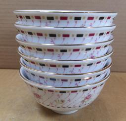 早期大同瓷碗 大同窯歌林青花瓷碗 飯碗 寬口碗 - 直徑12 公分 -8 碗合售 歷史價格詳細信息