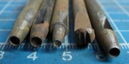手工皮具DIY打孔工具白鋼菱斬齒縫拋光皮革皮藝工具菱斬單只包郵 歷史價格詳細信息