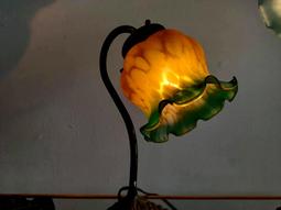 桌燈 檯燈 老燈 巨大 結霜 玻璃球 銅桌燈 . 微調開關 e 27 . 徑約 27-28 高約 32-33 歷史價格詳細信息