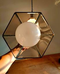 極美! 吊引式 奶油球 吊引 老燈 吸頂燈 . 可另增加吊鏈 做為吊燈 . 燈球直徑25 全件總長73 歷史價格詳細信息