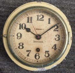 二手市面稀少復古金屬日本制SEIKOSHA精工發條鐘(磁鐵無法吸當收藏/裝飾品) 價格比較,價格查詢,歷史價格詳細信息