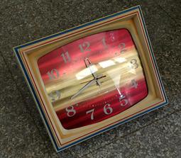 老電鐘 凸凸玻璃 日本機心 準確 。 外殼側面有裂痕但完全不影響使用 歷史價格詳細信息