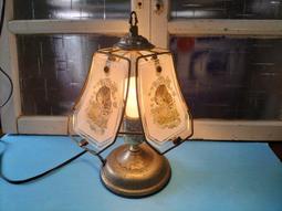 高腳檯燈鋁材氛圍裝飾檯燈新中式餐廳酒吧觸摸創意小夜燈 歷史價格詳細信息