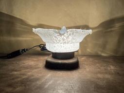 WH26557【四十八號老倉庫】二手 早期 台灣 雲紋花朵 玻璃燈罩 20.6cm 小瑕 無燈座【懷舊收藏拍片道具】 歷史價格詳細信息