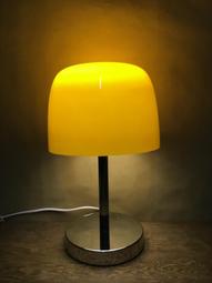 WH28126【四十八號老倉庫】全新 中國製 橘色 玻璃燈罩 鐵柄 鐵座 按鈕開關 LED 桌燈 檯燈 蘑菇燈 香菇燈 價格比較,價格查詢,歷史價格詳細信息