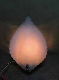 老台灣 壁燈 玻璃燭臺型 老燈  . e 27 長約20 . 台中 實體店面 Under Object 古道具 歷史價格詳細信息