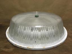 WH23890【四十八號老倉庫】二手 早期 台灣 布燈罩 鐵柄 鐵座 按鈕開關 桌燈 夜燈 高21.5cm【懷舊收藏拍片 歷史價格詳細信息