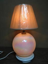 WH23421【四十八號老倉庫】二手 早期 台灣 紙燈罩 玻璃球柄 硬塑材座 微調 雙燈 桌燈 檯燈 高38cm 價格比較,價格查詢,歷史價格詳細信息