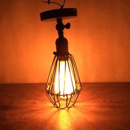 WH10613【四十八號老倉庫】二手 早期 台灣 PHILIPS 鐵罩 鐵柄 夾燈 工作燈 高19cm【懷舊收藏擺飾道具 歷史價格詳細信息