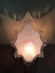 WH9150【四十八號老倉庫】二手 早期 台灣 玻璃燈罩 葡萄 鐵柄 鐵座 三段觸控 桌燈 檯燈 高35cm【懷舊收藏擺 歷史價格詳細信息