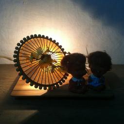 WH6135【四十八號老倉庫】全新 早期 日本製 陶瓷香氛夜燈 並蒂蓮 高16cm 降價 歷史價格詳細信息